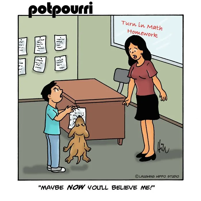 This Artist Created 30 Funny Cartoons About Dogs In Absurd Situations