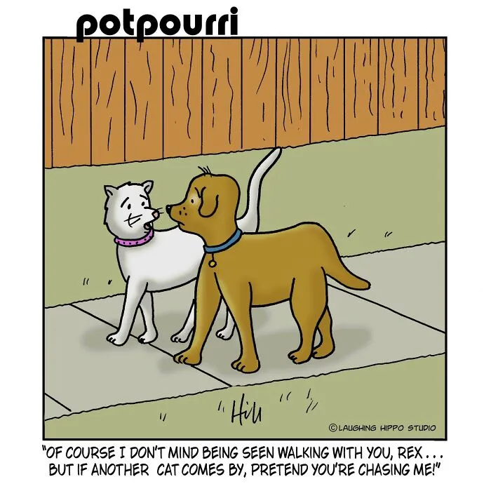 This Artist Created 30 Funny Cartoons About Dogs In Absurd Situations