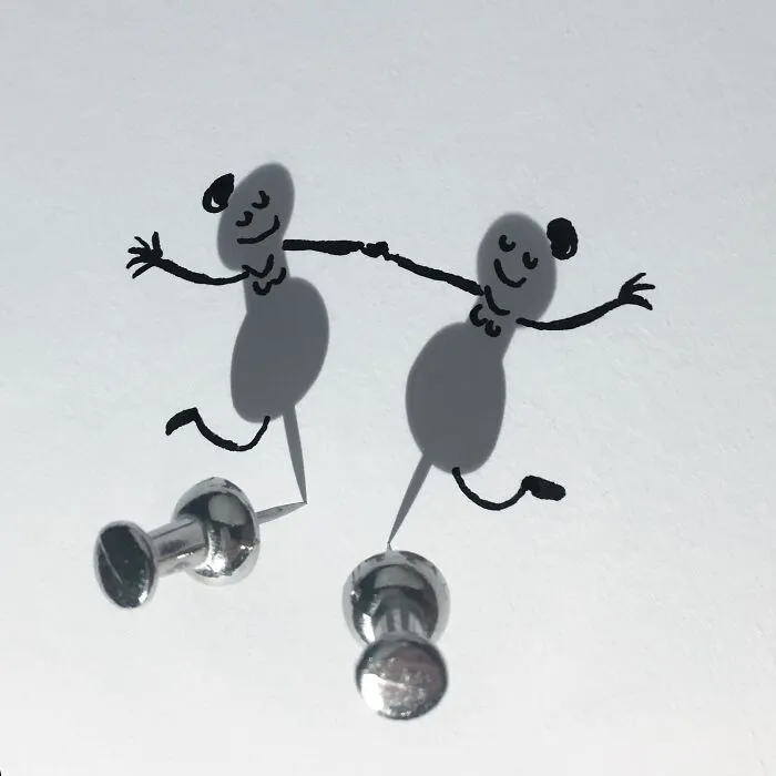 Belgian Artist Uses Shadows To Create Humorous Illustrations (23 New Pics)