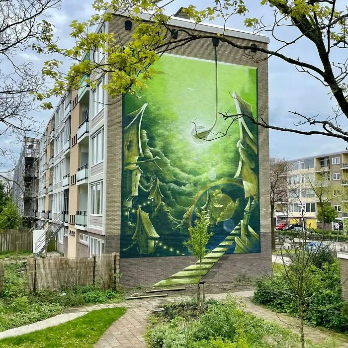 Dutch Artist Created 30 Jaw-Dropping Murals On Building Walls