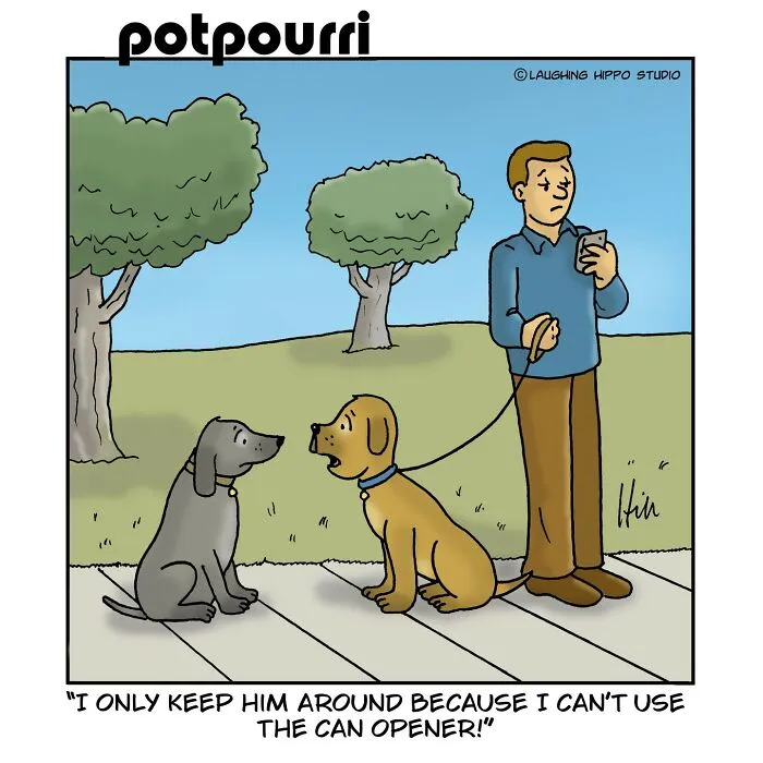 This Artist Created 30 Funny Cartoons About Dogs In Absurd Situations