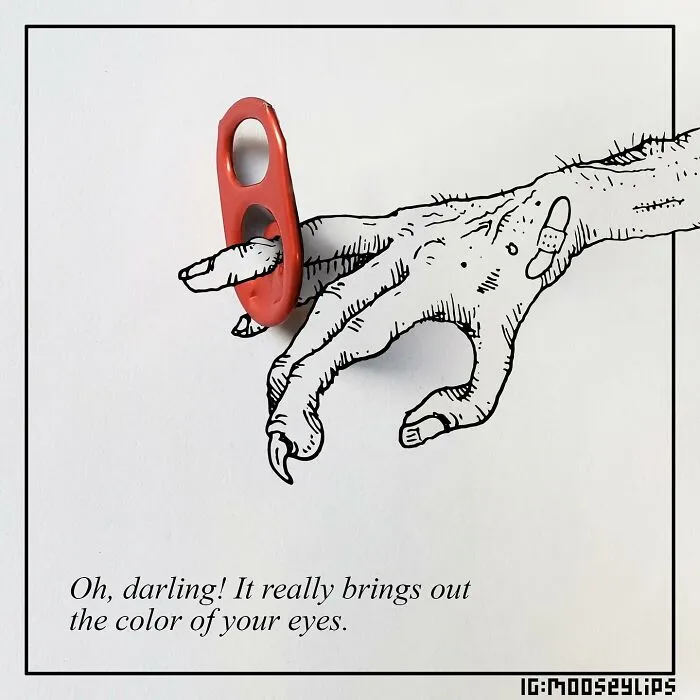 22 Hilariously Absurd Comics Created By Mooseylips And Packed With Weird And Absurd Humor
