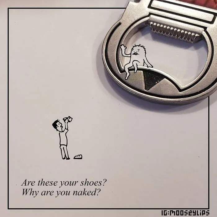 22 Hilariously Absurd Comics Created By Mooseylips And Packed With Weird And Absurd Humor