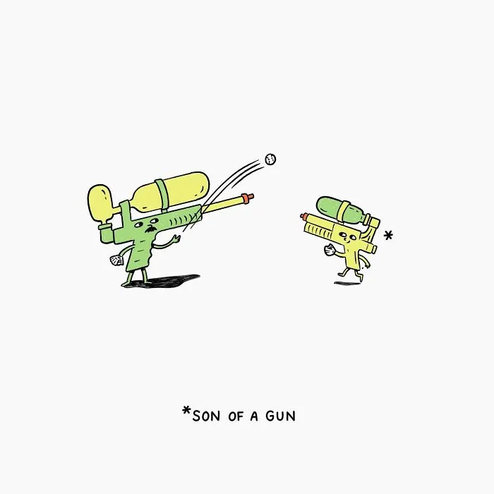 Effortlessly Sharp And Simply Irresistible Illustrations And Puns By John Larigakis (20 Pics)