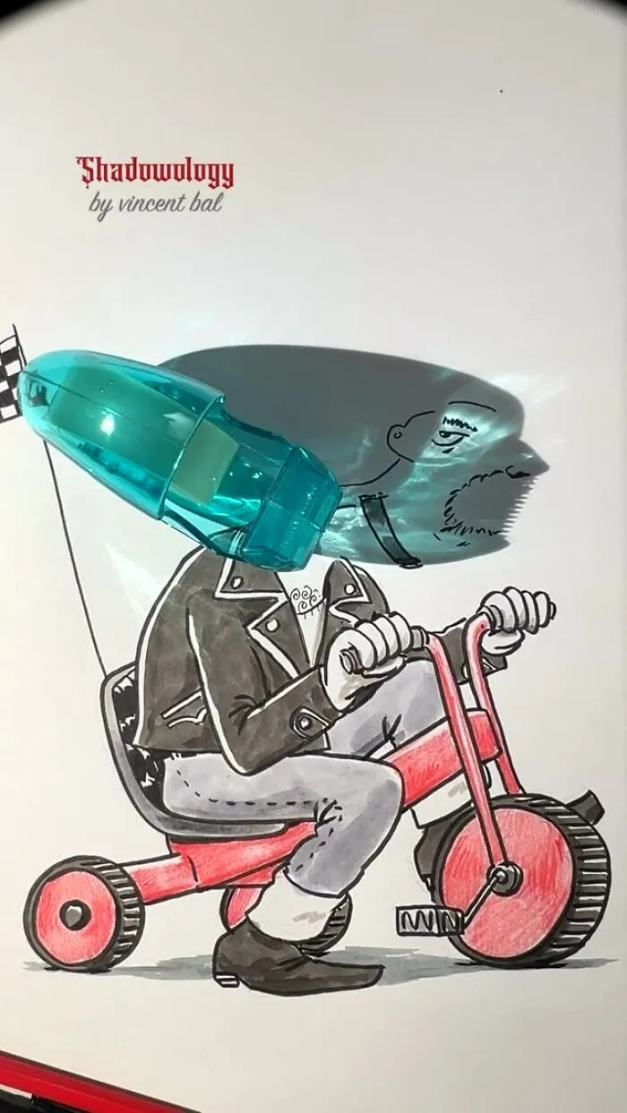 Belgian Artist Uses Shadows To Create Humorous Illustrations (23 New Pics)