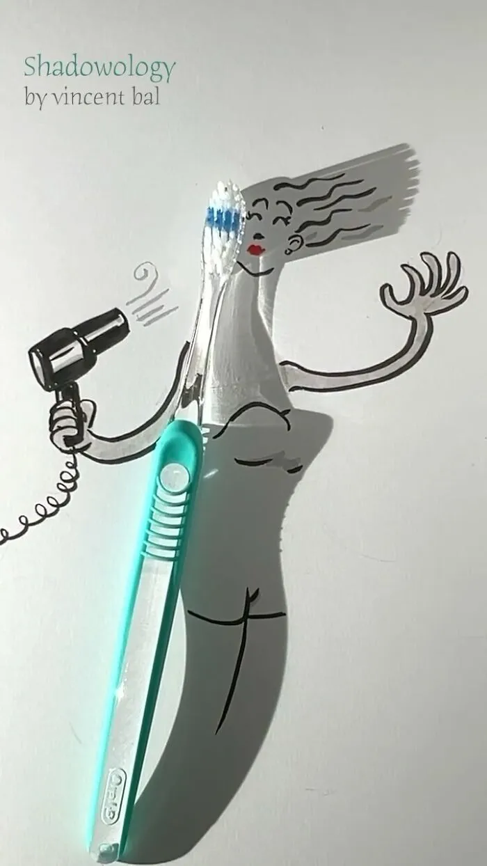 Belgian Artist Uses Shadows To Create Humorous Illustrations (23 New Pics)
