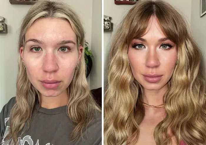 28 Fotos comparativas de cómo la gente podría verse mejor con cambios mínimos