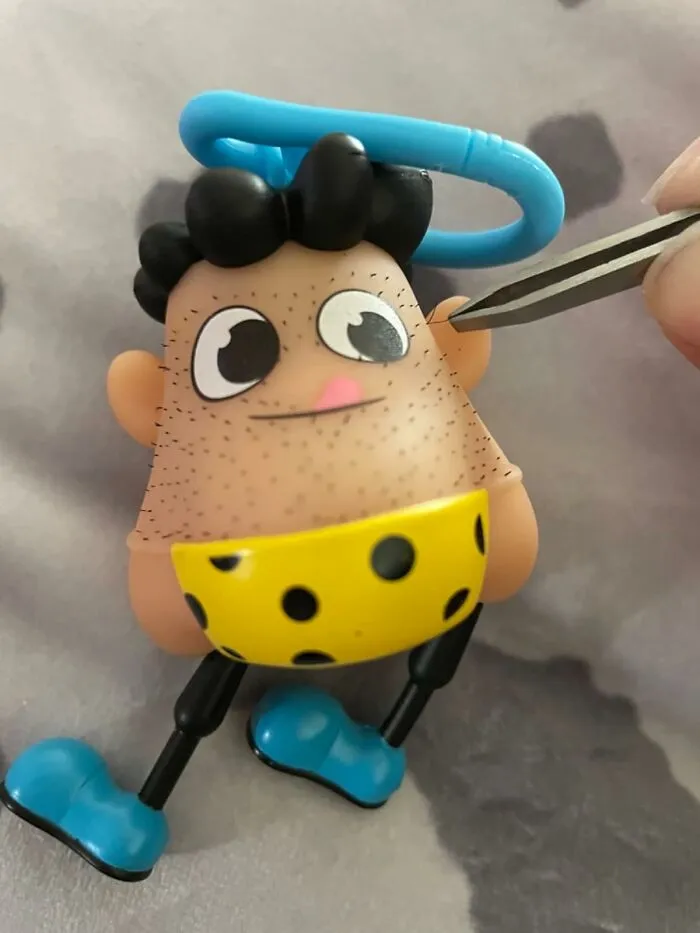 Your Restless Fingers Deserve A Follicle-Filled Distraction, Because The <a Style="Display:inline;" Href="Https://Www.amazon.com/Angels-Wonderland-Novelty-Blackhead-Keychain/Dp/B0bcwmklxz?ie=utf8&th=1&linkcode=ll1&tag=bpshark-20&linkid=9bc9c7203644fe39043fca05bab3eb08&language=en_us&ref_=as_li_ss_tl" Target="_blank"><span Style="Font: Inherit; Color: #d74b1f;"> Hair Tweezing Fidget Toy </Span> Is Here To Pluck Away Your Stress With A Side Of Absurd Satisfaction