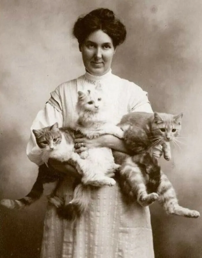 The OG Cat Lady, Circa 1870