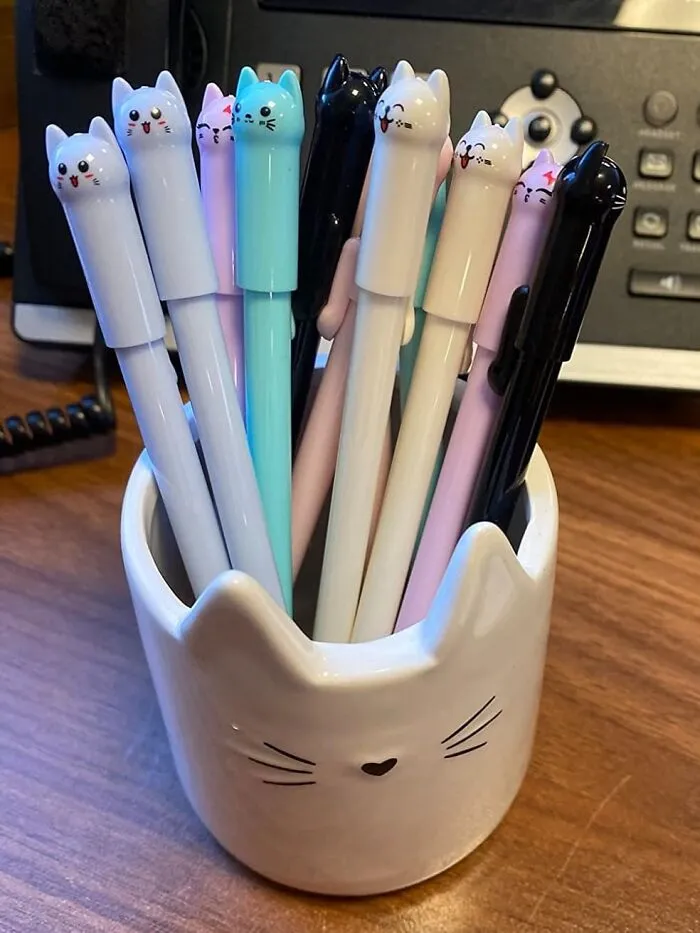 Purr-Fect Their Pen Game With <a Style="Display:inline;" Href=" Https://Www.amazon.com/Kawaii-Black-School-Office-Supplies/Dp/B07dfmgd64?ie=utf8&linkcode=ll1&tag=bpsalmon-20&linkid=eb54debe85ced53668dd76b45ac30ead&language=en_us&ref_=as_li_ss_tl" Target="_blank"><span Style="Font: Inherit; Color: #d74b1f;"> Set Of Cute Cat Pens </Span>! These Adorable Feline Friends Come In A Range Of Colors And Designs, Adding A Touch Of Whimsy And Fun To Their Writing And Doodling Adventures. Meow-Velous!