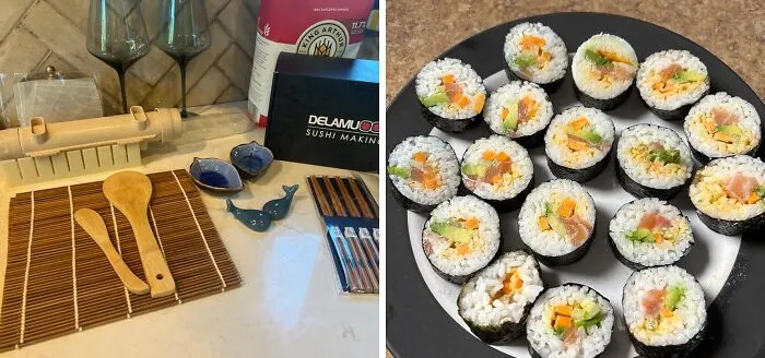 Roll With The Love With A <a Style="Display:inline;" Href="Https://Www.amazon.com/Delamu-Making-Bazooka-Spreader-Chopsticks/Dp/B089zy5zgp?ie=utf8&th=1&linkcode=ll1&tag=bpgrape-20&linkid=c982fdd47cfb71b1a5ab3e5138fa9b00&language=en_us&ref_=as_li_ss_tl" Target="_blank"><span Style="Font: Inherit; Color: #d74b1f;"> Sushi Making Kit </Span>! Because, Let's Be Real, If You Can Make Sushi Together, You Can Make It Through Anything