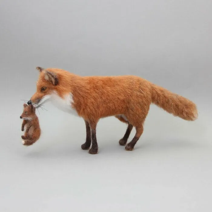 The Fox Is Finally Ready! It Took Me About 2 Weeks To Make Her