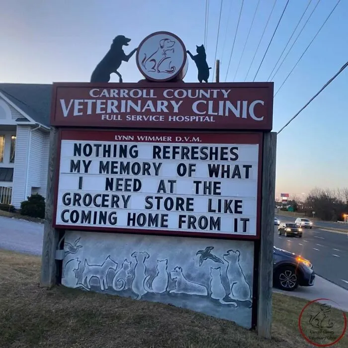 No Fleas, Just Jokes: 40 Signs That Had Tails Wagging (New Pics)