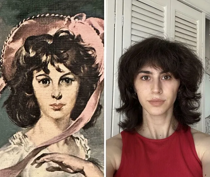 My Mum Bought Me This “Pinkie” Print Because She Thought I Looked Like Her