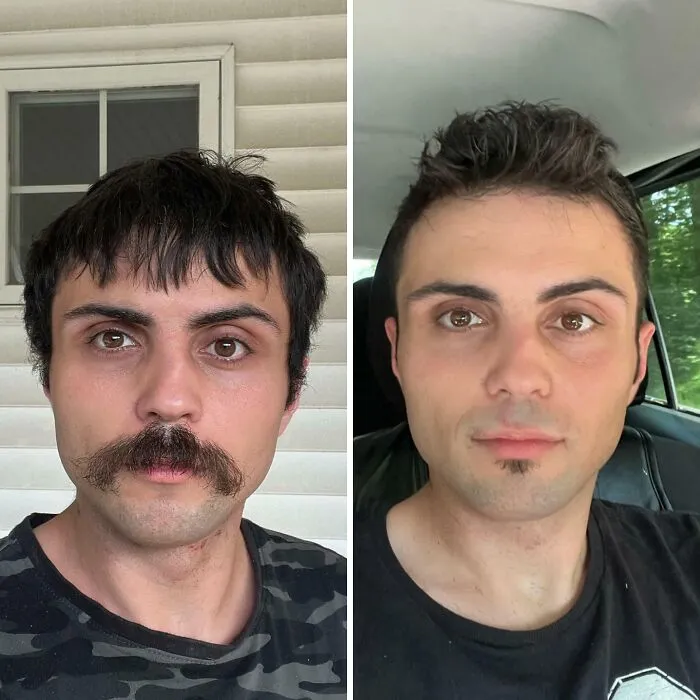 (M32) Took The Suggestions Of Other People And Shaved My Mustache And Got A Haircut