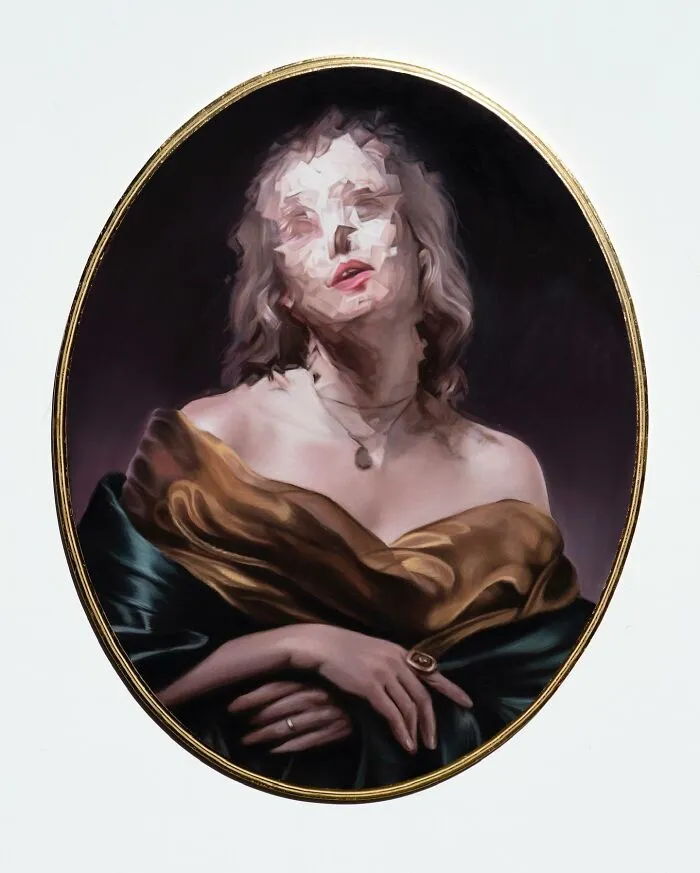 Artist Adds A Modern Twist To Classical Style Paintings By Distorting Them (30 Pics)