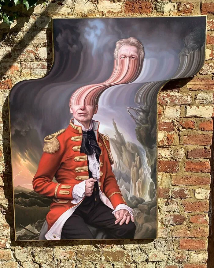 Artist Adds A Modern Twist To Classical Style Paintings By Distorting Them (30 Pics)