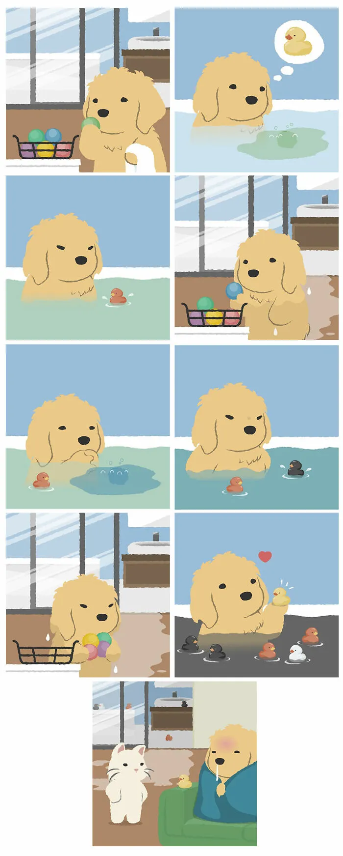 20 New Fun Comics By Kesanitw Featuring Cute Human-Like Animals