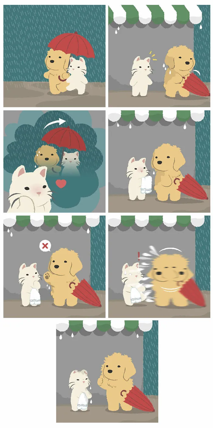 20 New Fun Comics By Kesanitw Featuring Cute Human-Like Animals