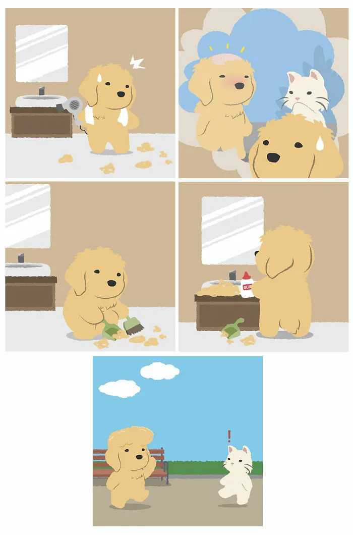 20 New Fun Comics By Kesanitw Featuring Cute Human-Like Animals