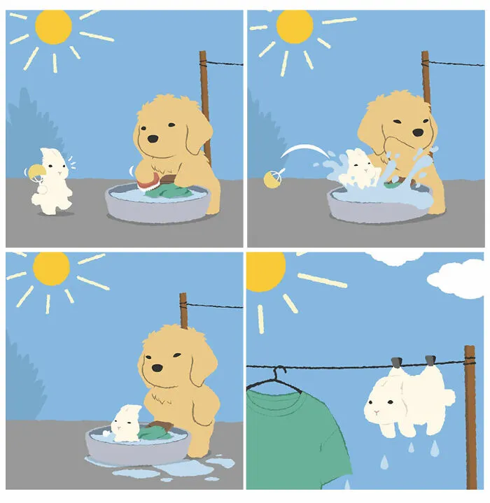 20 New Fun Comics By Kesanitw Featuring Cute Human-Like Animals