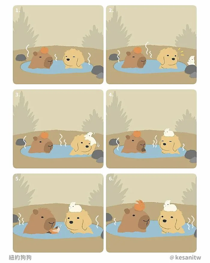 20 New Fun Comics By Kesanitw Featuring Cute Human-Like Animals