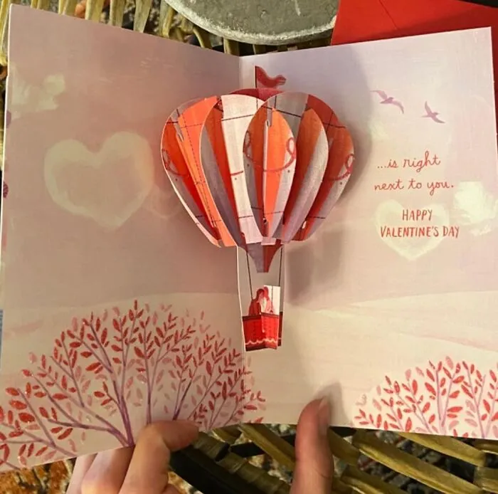 <a style="display:inline;" href="https://www.amazon.com/Hallmark-Valentines-Significant-Balloon-Valentine/dp/B07HT5R5RP?ie=UTF8&linkCode=ll1&tag=bplion-20&linkId=372a324f36f17b5792ab1cb97357d1e5&language=en_US&ref_=as_li_ss_tl " target="_blank"> "We don't exchange gifts for valentines day - we just write a <span Style="Font:inherit;color:#d74b1f;"> thoughtful card</Span> to each other and then usually have a nice meal out somewhere." - <span Style="Font:inherit;color:#808080"> PrimalMoose </Span>