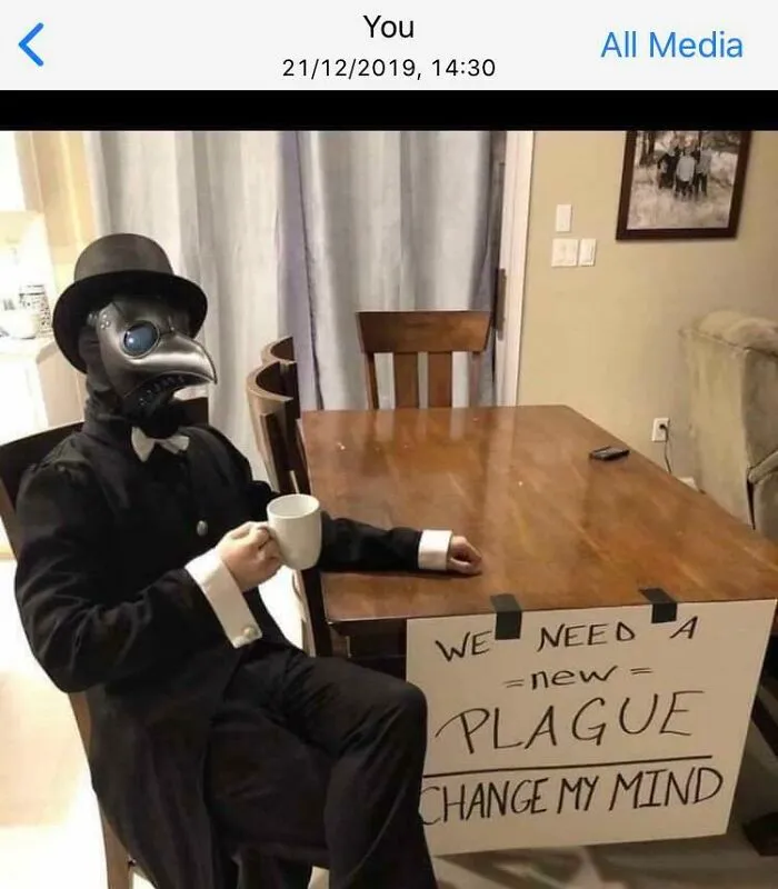 Este meme se lo envié a un amigo el 21/12/2019