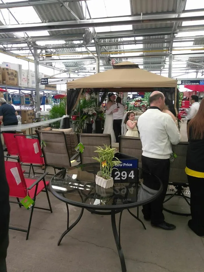 Wasn't Expecting To See A Wedding When I Stopped At Walmart This Weekend