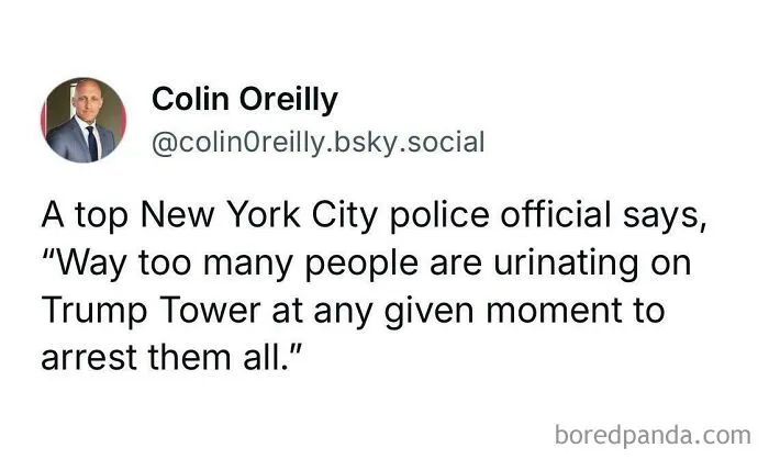 "Way Too Many People Are Urinating On [the] Tower At Any Given Moment To Arrest Them All"