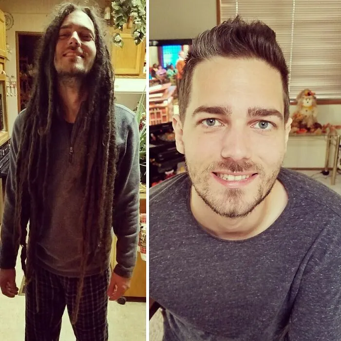 One Day After Cutting Off 11 Years Worth Of Dreads