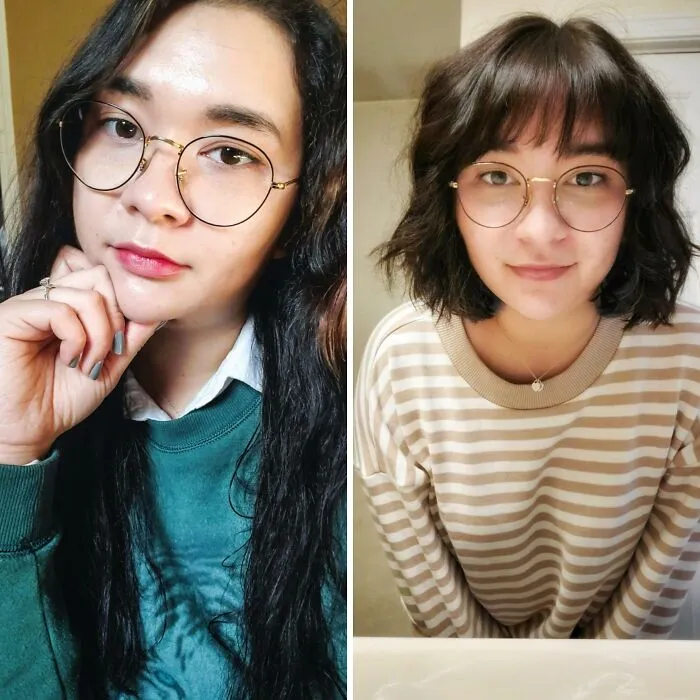 Decided To Get My Hair Cut Super Short Today! My Ends Were Very Dry And Damaged, Plus I Wanted Something Low Maintenance