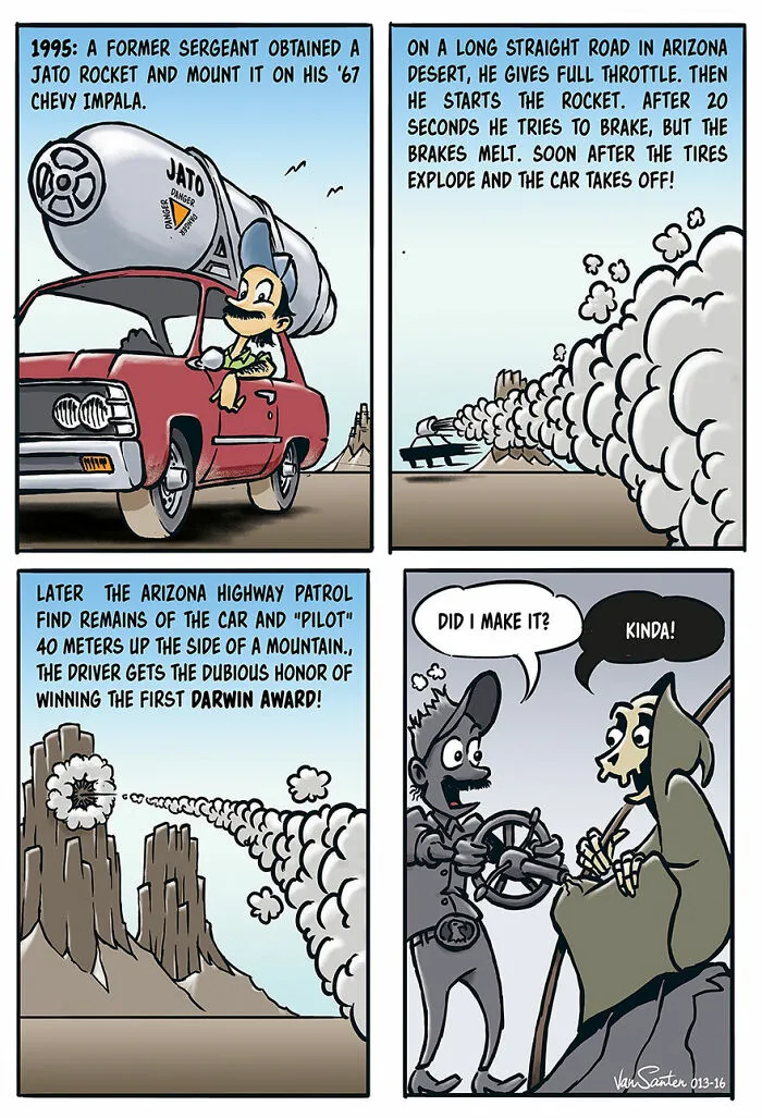 Hilarious Takes On The Afterlife Through 20 New Comics By This Artist