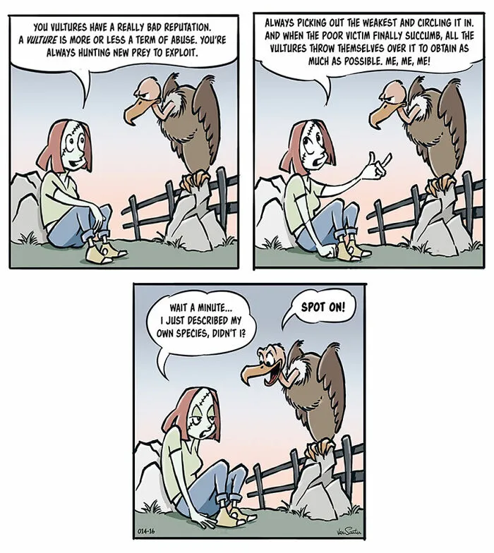 Hilarious Takes On The Afterlife Through 20 New Comics By This Artist