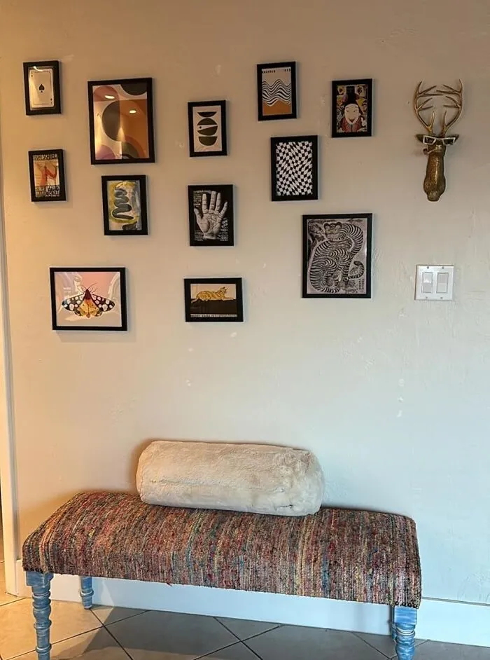 Embrace The "More Is More" Philosophy: With Maximalism Back In Full Swing, Every Wall Is A Canvas For Self-Expression, Showcasing Your Unique Personality With A Curated Collection Of Bold And Vibrant Pieces, Such As A <a Style="Display:inline;" Href="Https://Www.amazon.com/97-Decor-Vintage-Eclectic-Wall/Dp/B0cq51k48z?ie=utf8&linkcode=ll1&tag=bpferret-20&linkid=b222afc4b46dc550834bba14e260cdf2&language=en_us&ref_=as_li_ss_tl" Target="_blank"><span Style="Font: Inherit; Color: #d74b1f;"> Set Of Bauhaus Inspired Prints</Span> Arranged To Create A Striking Art Wall