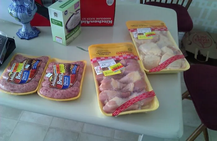 I Look For Markdown Prices At My Local Market. Got A Bunch Of Meat For $12 Because The Sell By Date Is Tomorrow. Freeze It And It Will Last Me Over A Month