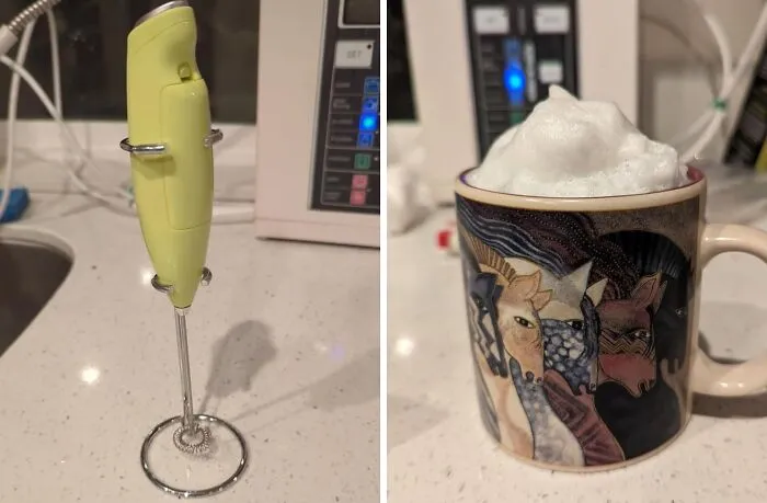 Become The Barista Of Your Own Life (Or At Least, Your Own Kitchen) With This <a Style="Display:inline;" Href="Https://Www.amazon.com/Powerful-Handheld-Milk-Frother-Wand/Dp/B0cstdbdxy?ie=utf8&linkcode=ll1&tag=bpgecko-20&linkid=aff5462b140e7623b92c2ca52f9bc5b4&language=en_us&ref_=as_li_ss_tl" Target="_blank"><span Style="Font: Inherit; Color: #d74b1f;"> Milk Frother Wand</Span> That Whips Up A Latte Magic For Pennies On The Dollar