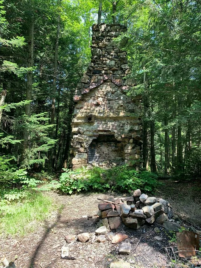Where Was Once A House In The Adirondack Mountains