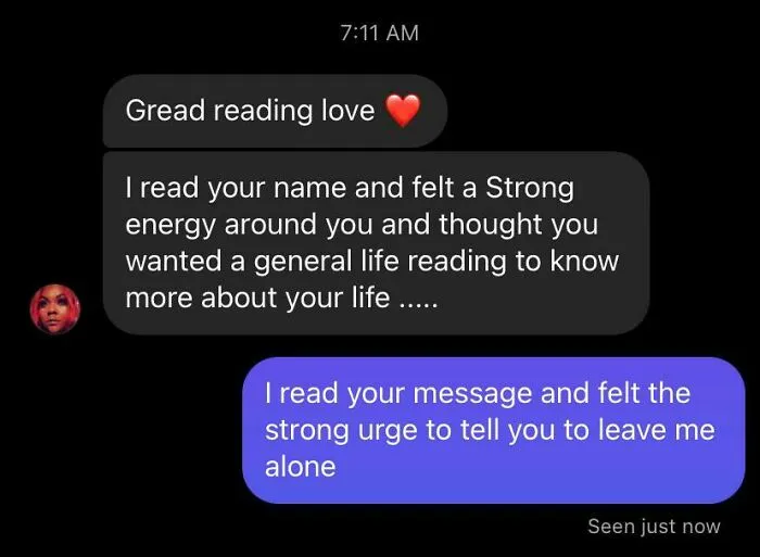 Tarot Scammers On Instagram “Feeling My Energy” Just From Reading My Username
