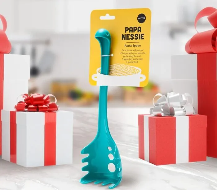 Loch Ness Has Nothing On Your Pasta Pot With The <a Style="Display:inline;" Href="Https://Www.amazon.com/Ototo-Pasta-Spoon-Spaghetti-Accessories/Dp/B01mt60h0z?ie=utf8&linkcode=ll1&tag=bppelican-20&linkid=e4febe1f4e1ffe8442345d485b5d9e5b&language=en_us&ref_=as_li_ss_tl" Target="_blank"><span Style="Font: Inherit; Color: #d74b1f;"> Nessie Spaghetti Spoon</Span>, Ready To Stir Up Some Legendary Meals