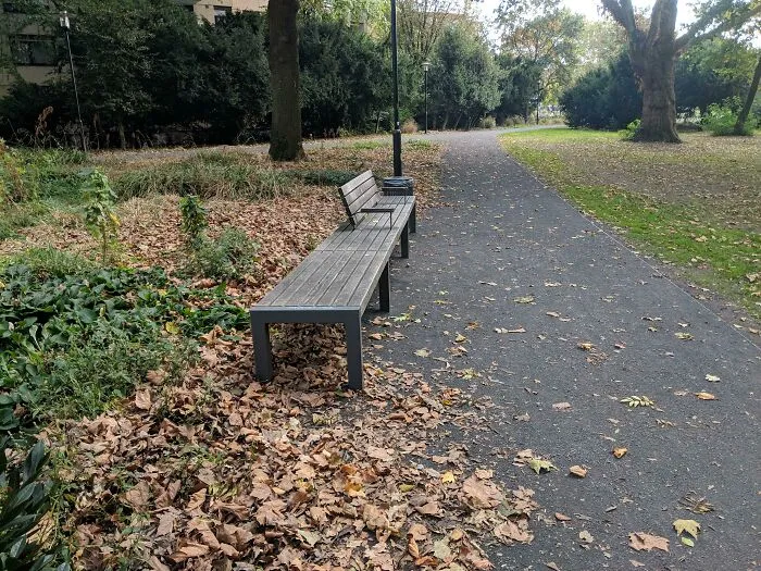 A Bench Designed For Homeless People So They Can Sleep On It