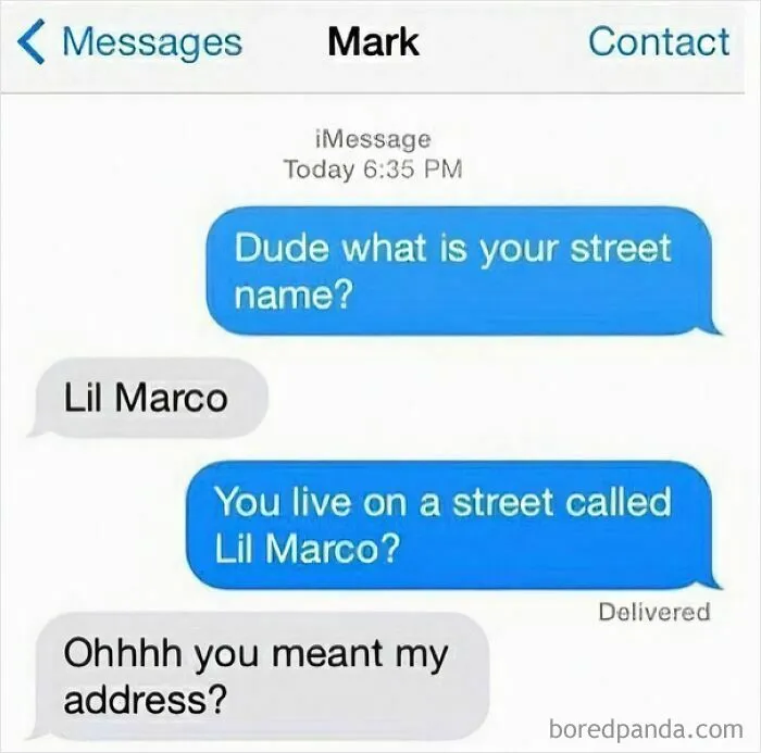 Your Address, Mark