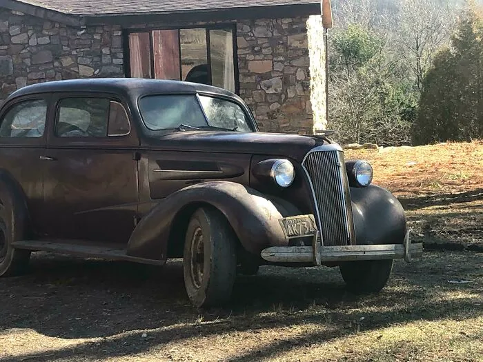 My 1937 Chevy Given To Me By My Grandfather He Bought It For 15 Dollars From A Local Guy When He Was 14