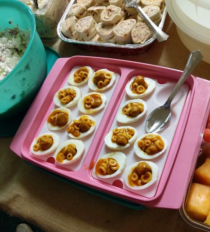 At A Wedding Reception Pot Luck Tonight. Served Cold