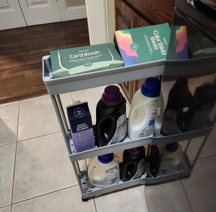 When Adulting Gets Real, Storage Gets Rolling—literally, With This <a Style="Display:inline;" Href="Https://Www.amazon.com/Spacekeeper-Shelving-Organizer-Bathroom-Stainless/Dp/B08yrthstz?ie=utf8&th=1&linkcode=ll1&tag=bpalpaca-20&linkid=f65c8080d72894697d6e80a905361533&language=en_us&ref_=as_li_ss_tl" Target="_blank"><span Style="Font: Inherit; Color: #d74b1f;"> Slim Rolling Shelf</Span> That’s Basically A Personal Assistant For Your Clutter