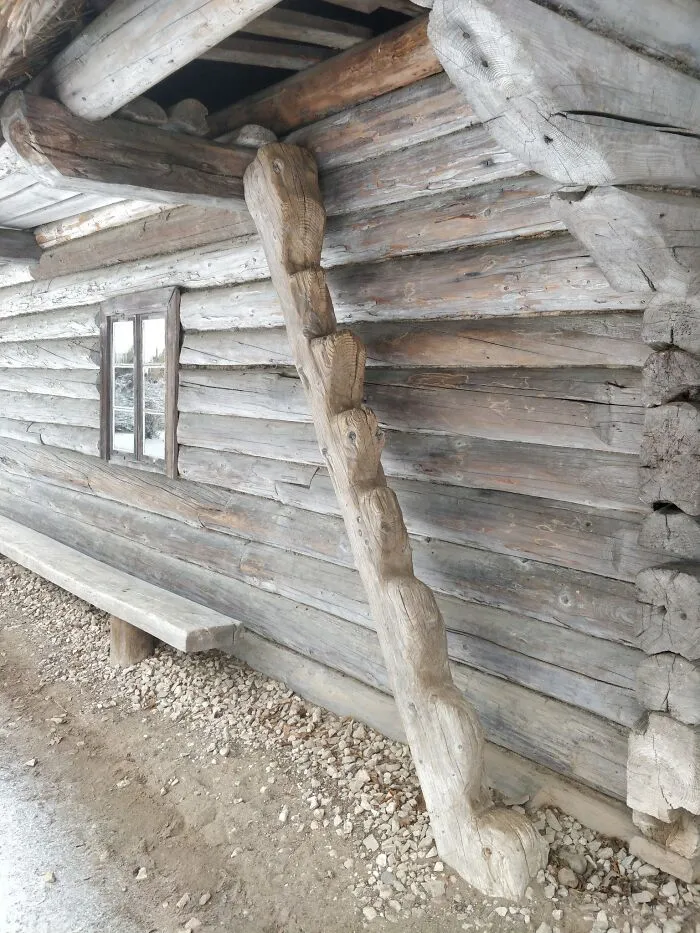 Stairs To A Second Floor Of A Historical Building In The Ethnographic Museum In Riga, Latvia