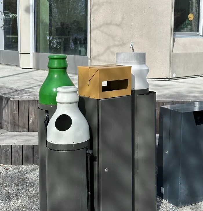 These Bins In Sweden Show You What To Recycle
