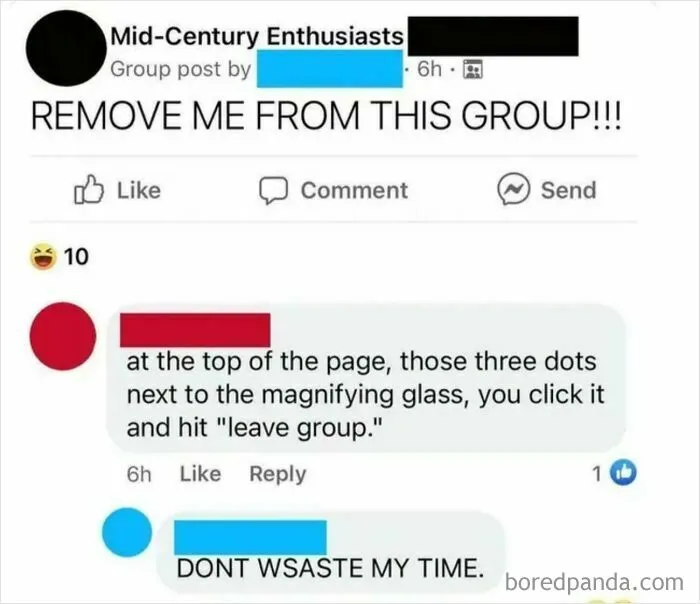 Don’t Waste My Time