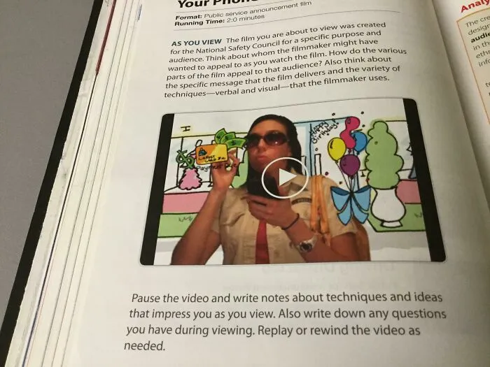This 200 Us Dollar Textbook Is Just A Printout Of The Online Version Complete With Useless Hyperlinks And Video Thumbnails