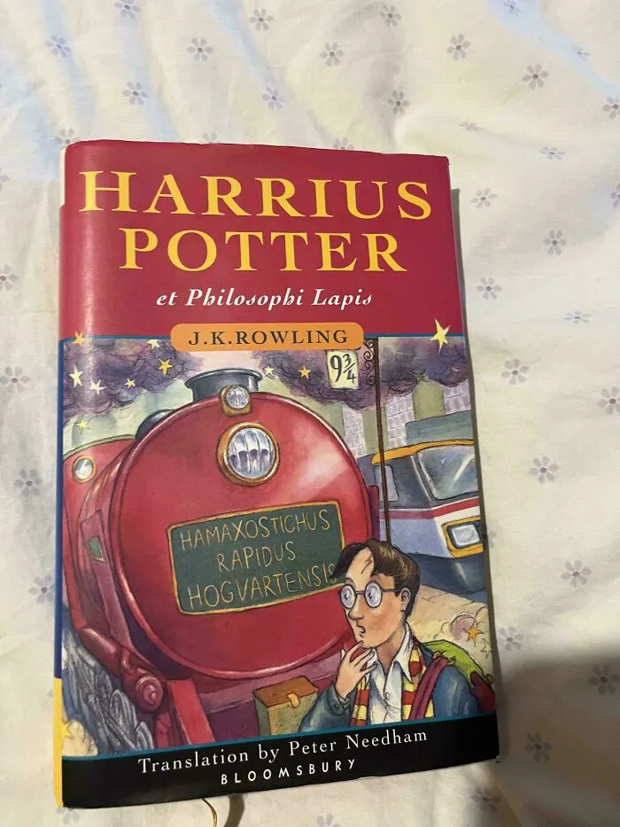 I Bought A Second Hand Book For My Kid And Didn’t Look Closely At The Cover. It’s In Latin. We Don’t Speak Latin